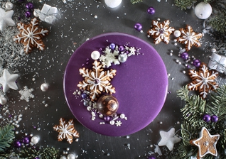 Торт «Черника в пломбире»