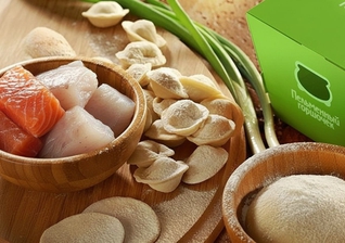 Пельмени с кижучем и судаком