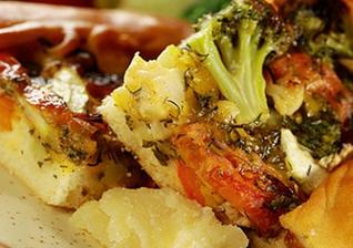 Пирог с овощами и сыром